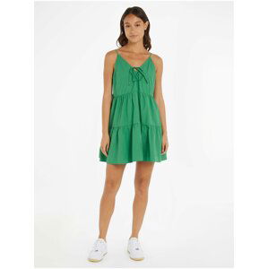 Zelené dámské šaty Tommy Jeans