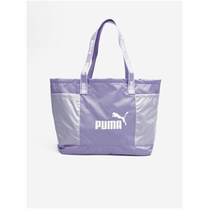 Světle fialová dámská sportovní taška Puma Core Base Large Shopper 14 l