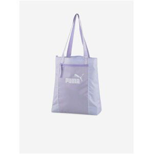 Světle fialová dámská sportovní taška Puma Core Base Shopper 14 l