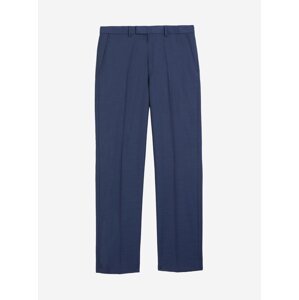 Tmavě modré pánské oblekové kalhoty Marks & Spencer