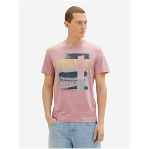 Růžové pánské tričko Tom Tailor