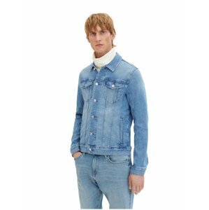 Světle modrá pánská džínová bunda Tom Tailor