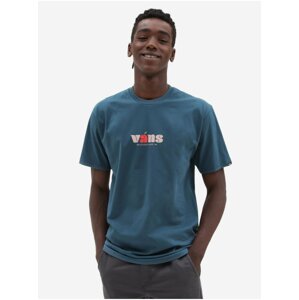 Modré pánské tričko VANS Decilious Vans SS Tee