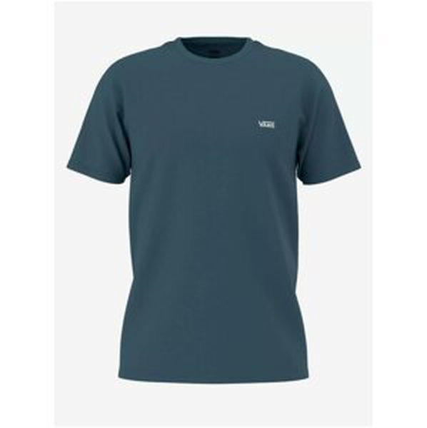 Modré pánské tričko VANS Mn Left Chest Logo Tee