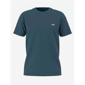 Modré pánské tričko VANS Mn Left Chest Logo Tee