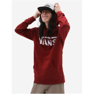 Vínová pánská mikina s kapucí VANS Mn Vans Classic Po Hoodie II