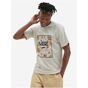 Krémové pánské tričko s potiskem VANS Mn Classic Print Box