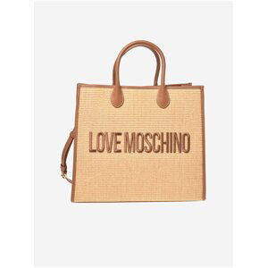 Světle hnědá dámská taška Love Moschino Shopper