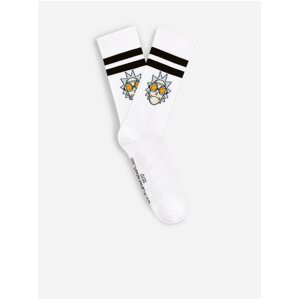 Černo-bílé pánské ponožky Celio Rick & Morty