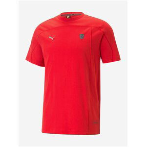 Červené pánské tričko Puma Ferrari Style Tee Rosso Corsa