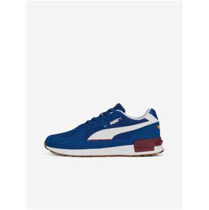 Modré pánské tenisky Puma Graviton Clyde Royal-PUMA White-Desert C