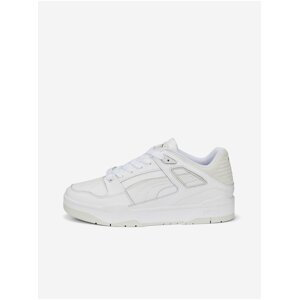 Bílé pánské kožené tenisky Puma Slipstream Puma White-Nimbus Cloud