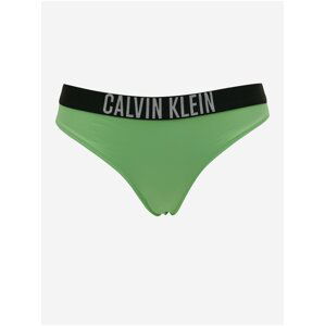 Zelený dámský spodní díl plavek Calvin Klein Underwear Intense Power