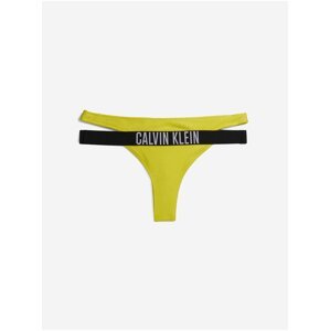 Žlutý dámský spodní díl plavek Calvin Klein Underwear