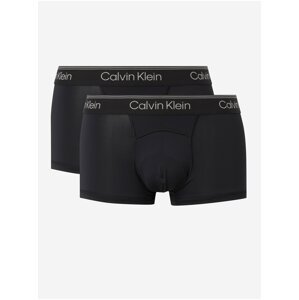 Sada dvou černých boxerek v černé barvě s elastickým lemem 2PK Calvin Klein Underwear