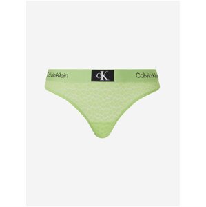 Světle zelená dámská tanga Calvin Klein Underwear
