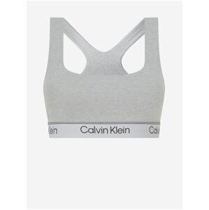 Světle šedá dámská sportovní podprsenka Calvin Klein Underwear