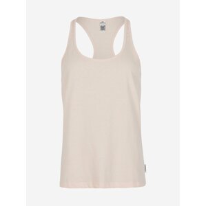 Světle růžové dámské basic tílko O'Neill ESSENTIALS RACER BACK TANKTOP