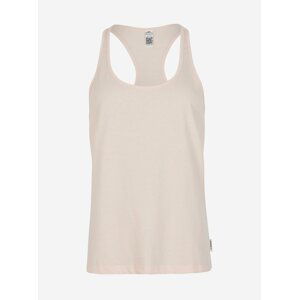 Světle růžové dámské basic tílko O'Neill ESSENTIALS RACER BACK TANKTOP