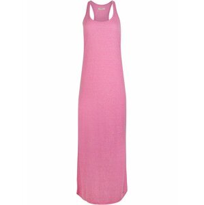 Růžové dámské basic maxi šaty O'Neill LW FOUNDATION STRIPED LONG DRE