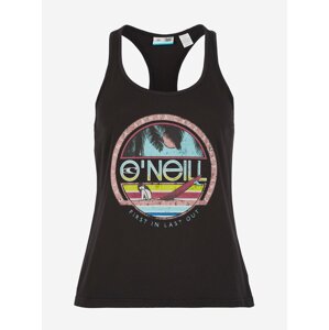 Černé dámské tílko s potiskem O'Neill CONNECTIVE GRAPHIC TANK TOP