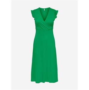 Zelené dámské midi šaty ONLY May