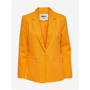 Oranžové dámské lněné sako ONLY Lola-Caro