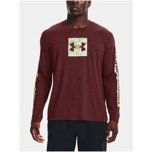 Tričko Under Armour UA CAMO BOXED SPORTSTYLE LS-RED