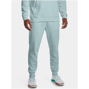 Světle modré pánské tepláky Under Armour Curry Fleece Sweatpants