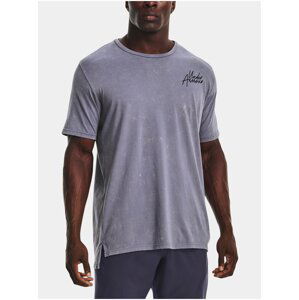 Fialové pánské tričko Under Armour UA Snow Wash Tee