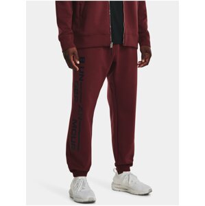 Vínové pánské tepláky Under Armour UA Summit Knit Grphic Jogger