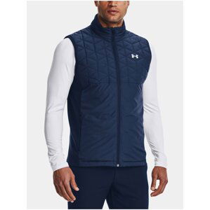 Tmavě modrá pánská vesta Under Armour CG Reactor VLAP Golf Vest