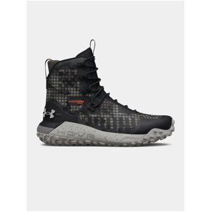 Šedo-černé unisex outdoorové boty Under Armour UA HOVR Dawn WP 2.0