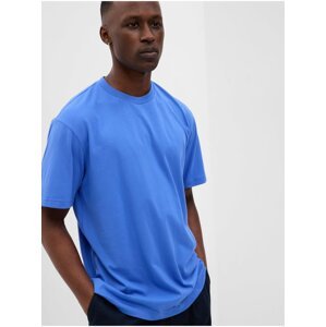 Modré pánské basic tričko GAP