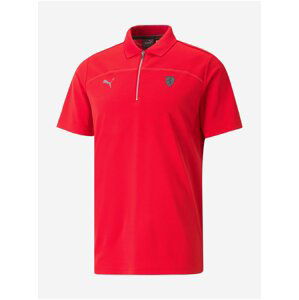 Červené pánské polo tričko Puma