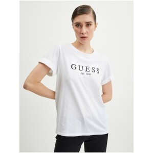 Bílé dámské tričko Guess 1981