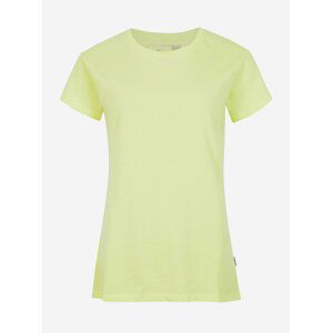 Žluté dámské basic tričko O'Neill ESSENTIALS T-SHIRT