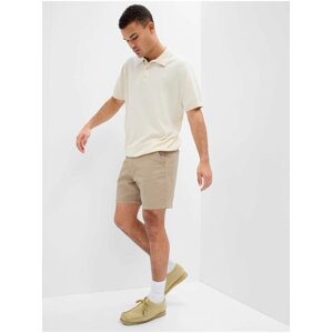 Béžové pánské kraťasy GAP essential khaki