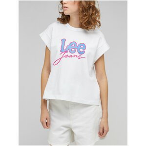 Bílé dámské tričko Lee
