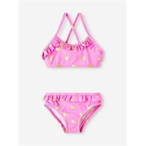 Růžové holčičí vzorované plavky name it Zuma