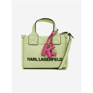 Světle zelená dámská kabelka KARL LAGERFELD Shooting Stars