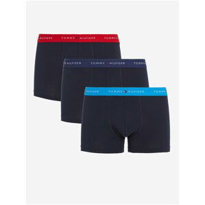 Sada tří pánských boxerek v tmavě modré barvě Tommy Hilfiger Underwear Underwear