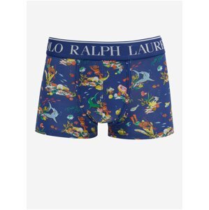 Tmavě modré pánské vzorované boxerky POLO Ralph Lauren