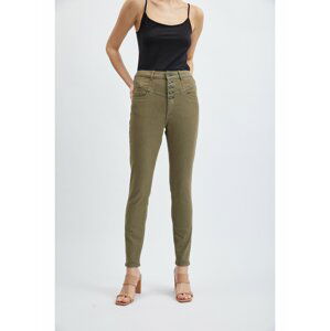 Khaki dámské skinny fit džíny ORSAY