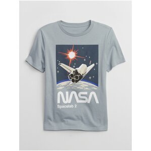 Modré klučičí tričko s potiskem GAP & NASA