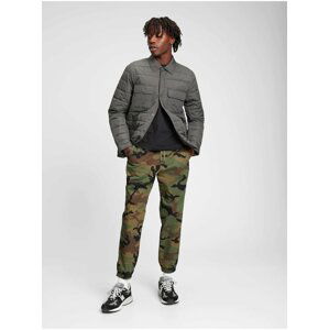 Khaki pánské army kalhoty GAP essential joggers