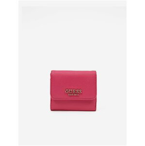 Tmavě růžová dámská peněženka Guess Laurel Card & Co