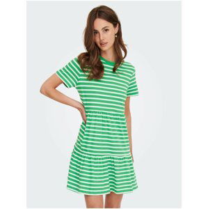 Zelené dámské pruhované šaty ONLY May