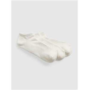 Sada tří párů ponožek v bílé barvě GAP
