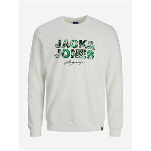 Bílá klučičí mikina Jack & Jones Tulum